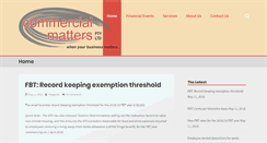 Desktop Screenshot of commercialmatters.com.au